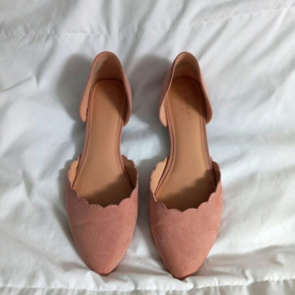 Lauren Conrad flats size 7 pink/ dusty rose
